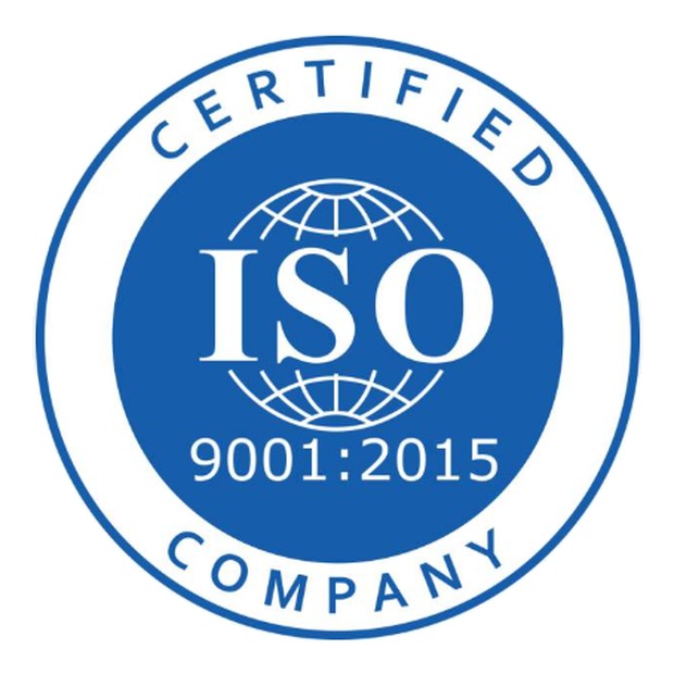 ISO 9001:2015 certified company