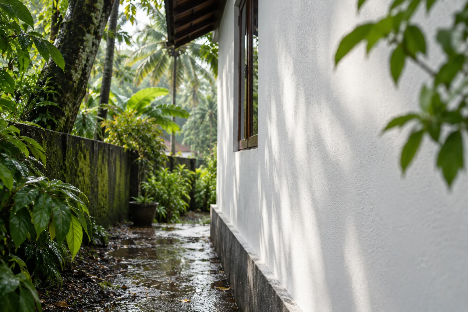 Opacity and whiteness &mdash; brilliant white primer covering bare grey cement in one pass