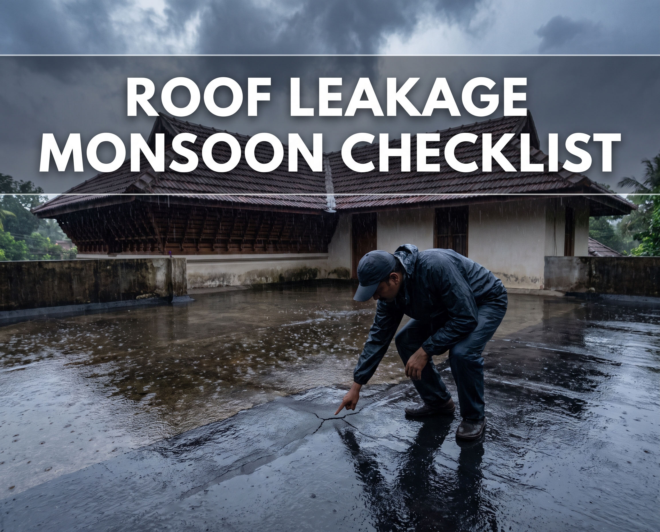 ROOF LEAKAGE MONSOON CHECKLIST