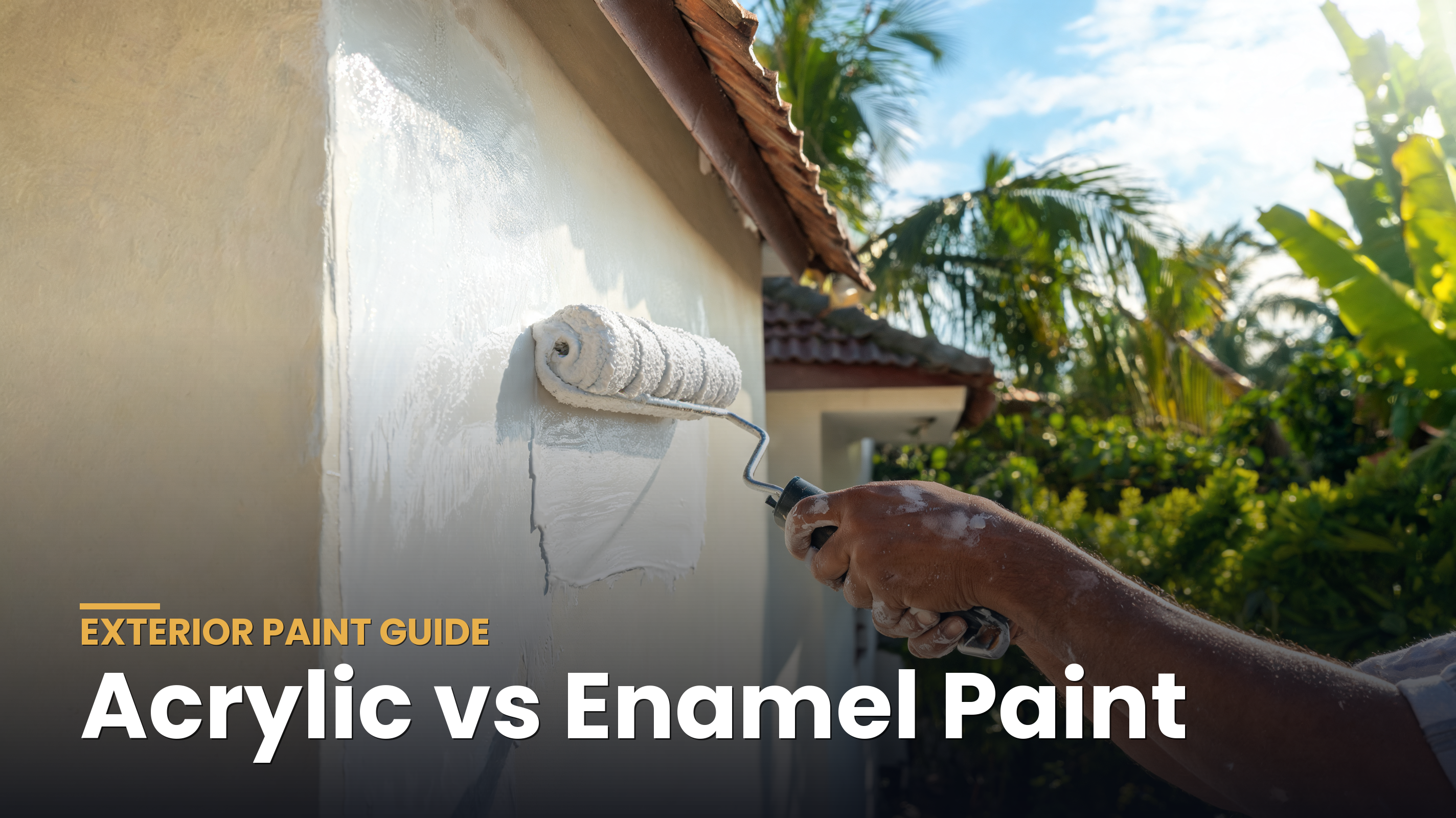 Acrylic vs enamel paint for exterior walls, Turbolux guide