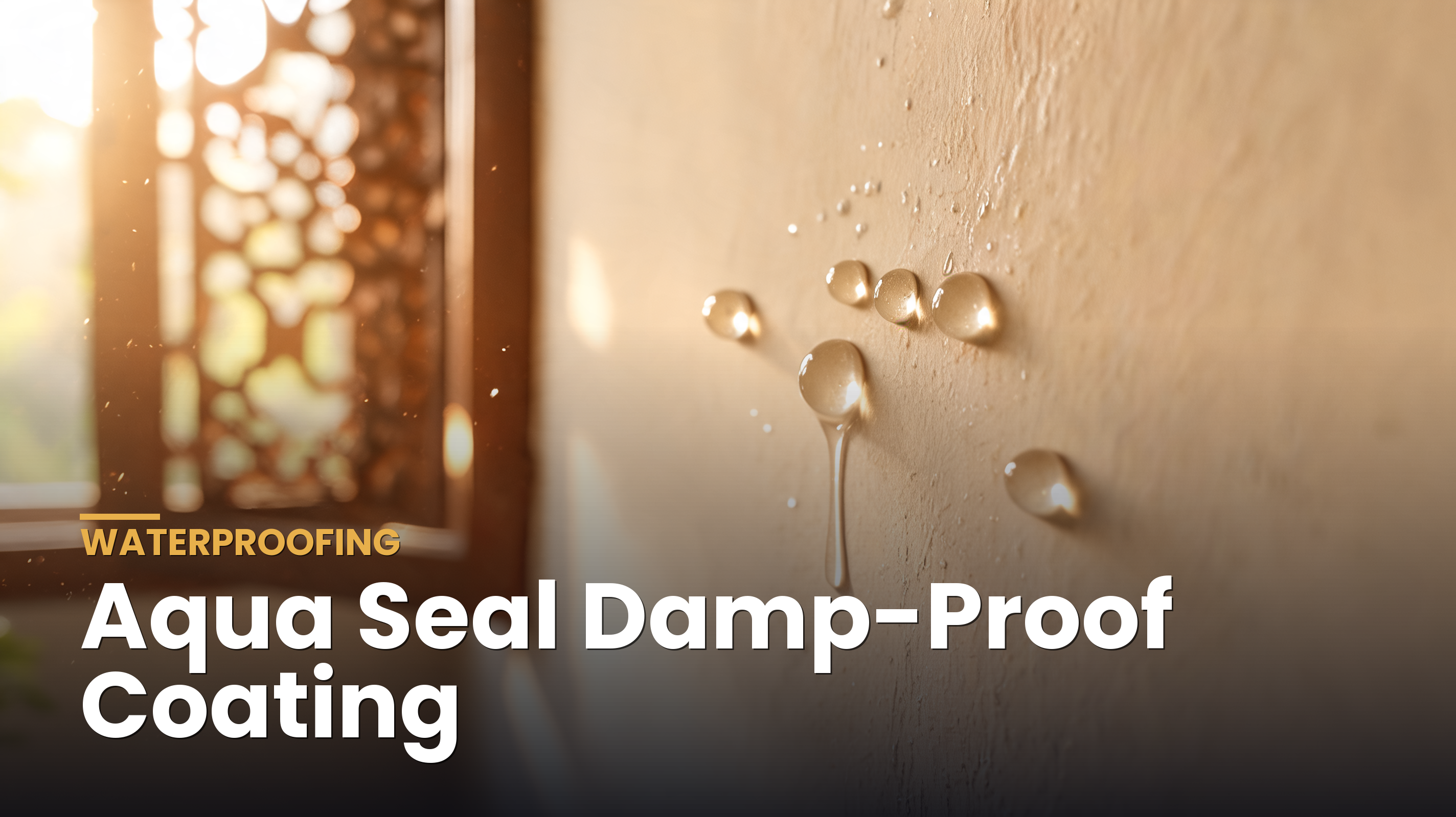 Aqua Seal damp-proof salt-resistant wall coating for Kerala homes